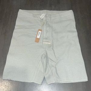 Skims waffle shorts